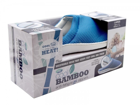 Papuče za kuću – ergonomske bambus papuče sa gelom - Image 4
